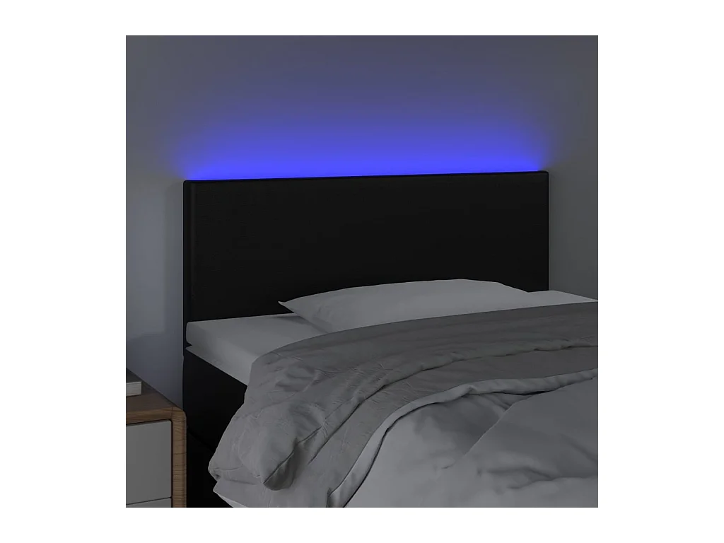 Tête de lit accessoire noire 80 x 5 x 78 cm TDL0200589