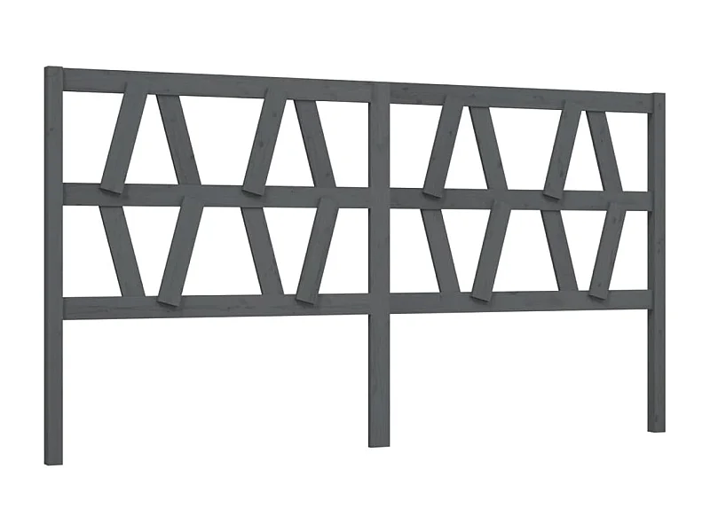 Tête de lit accessoire bois marron 206 x 4 x 100 cm TDL0203316