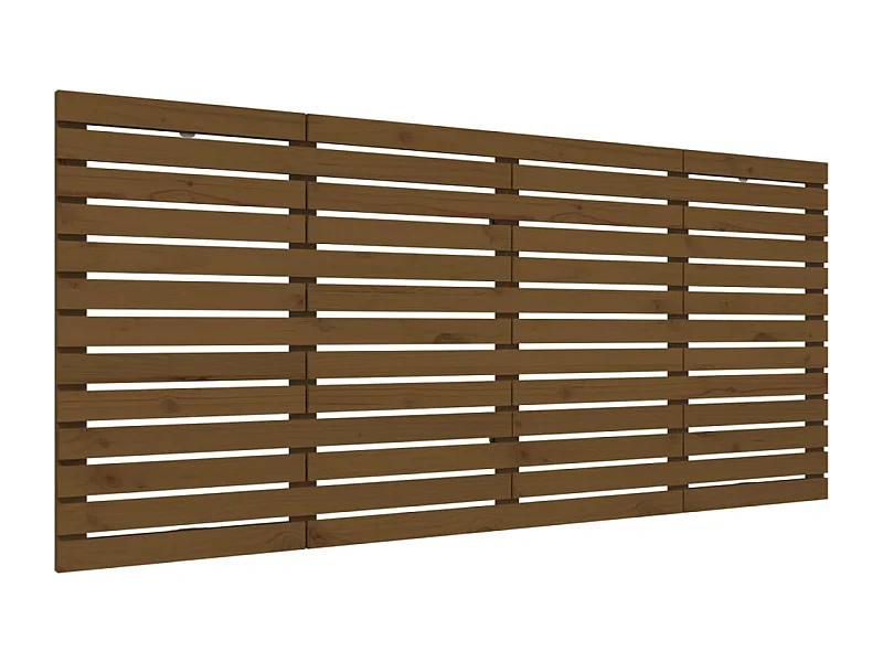 Tête de lit accessoire bois marron 206 x 3 x 91.5 cm TDL0202566