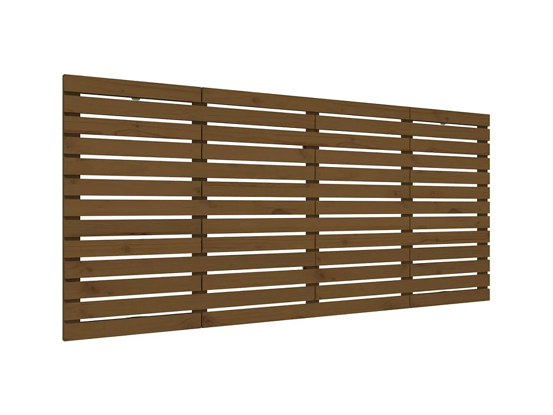 Tête de lit accessoire bois marron 206 x 3 x 91.5 cm TDL0202566