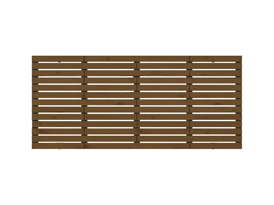 Tête de lit accessoire bois marron 206 x 3 x 91.5 cm TDL0202566