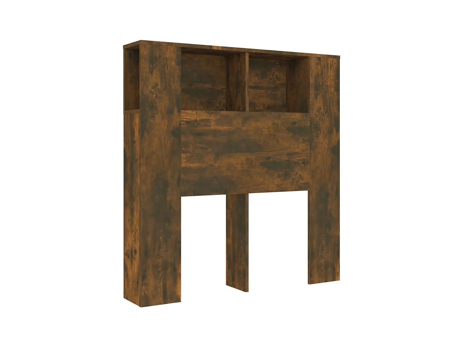 Tête de lit avec effet bois marron 100 x 18.5 x 104.5 cm TDL0200082