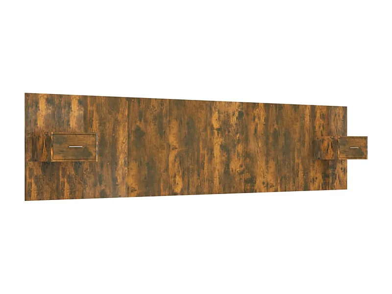 Tête de lit accessoire effet bois marron 240 x 1.5 x 80 cm TDL0205844