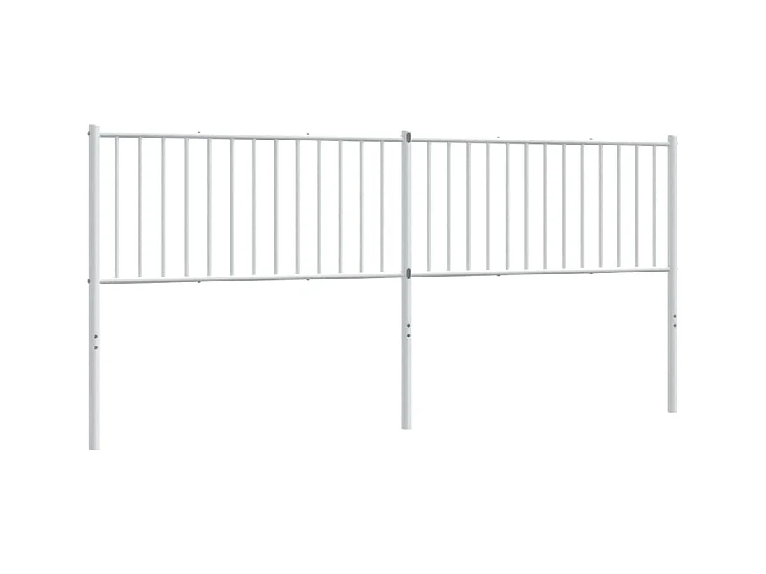 Tête de lit accessoire métal blanche 206 x 3 x 90 cm TDL0202463