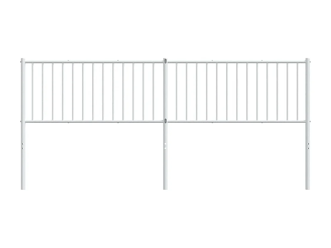 Tête de lit accessoire métal blanche 206 x 3 x 90 cm TDL0202463