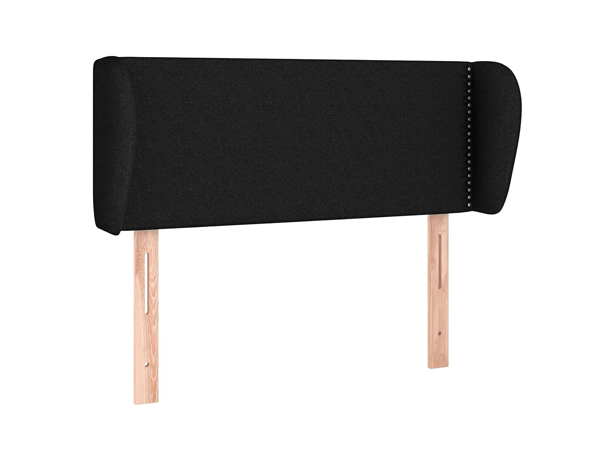 Tête de lit accessoire tissu noire 93 x 23 x 88 cm TDL0204381