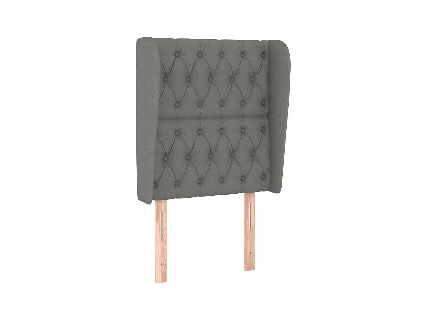 Tête de lit accessoire tissu grise 83 x 23 x 128 cm TDL0204893