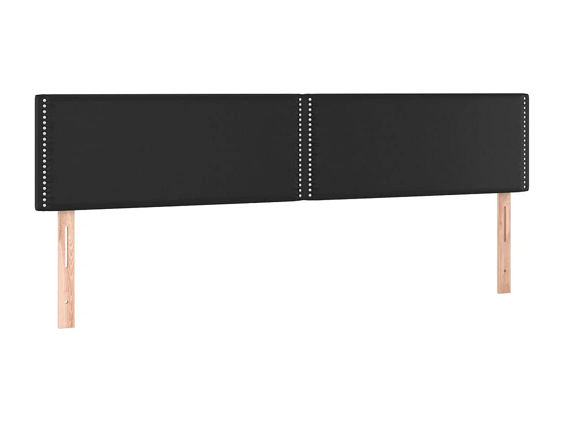 Tête de lit accessoire noire 200 x 5 x 78 cm TDL0200628
