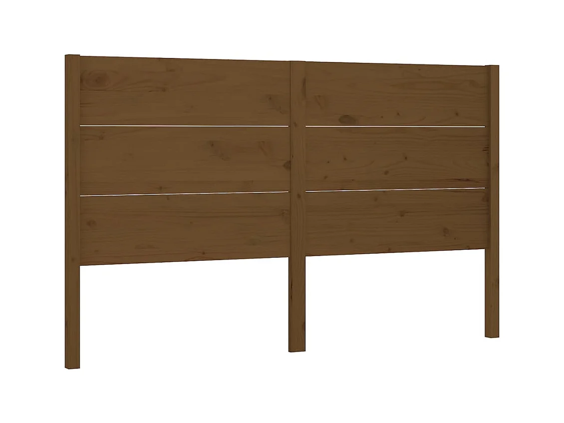 Tête de lit accessoire bois marron 126 x 4 x 100 cm TDL0203058