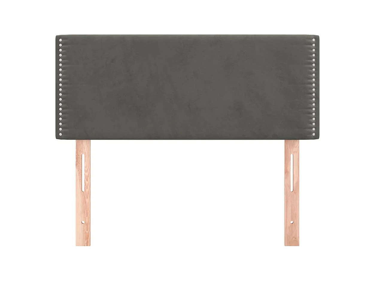 Tête de lit accessoire tissu grise 90 x 5 x 88 cm TDL0203162