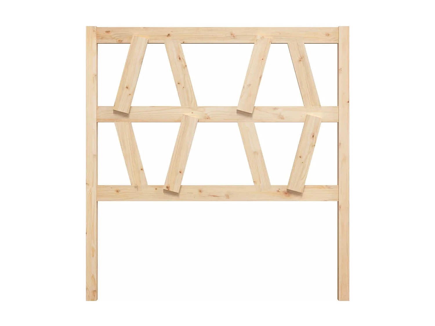 Tête de lit accessoire bois marron 96 x 4 x 100 cm TDL0205870