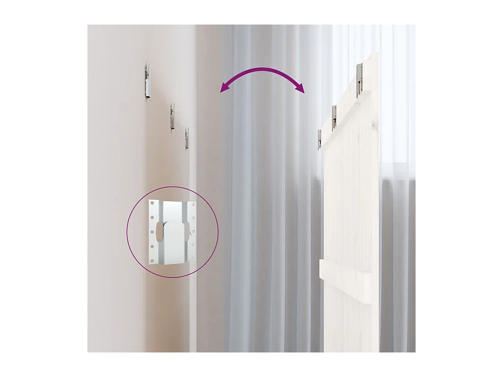 Tête de lit accessoire bois blanche 185 x 3 x 90 cm TDL0202700