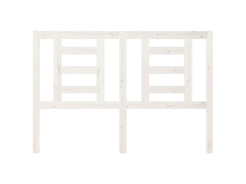 Tête de lit accessoire bois blanche 146 x 4 x 100 cm TDL0203859
