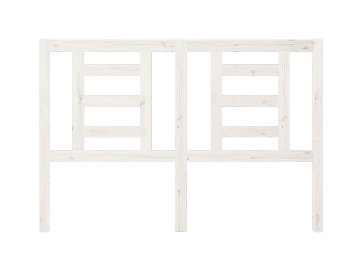 Tête de lit accessoire bois blanche 146 x 4 x 100 cm TDL0203859