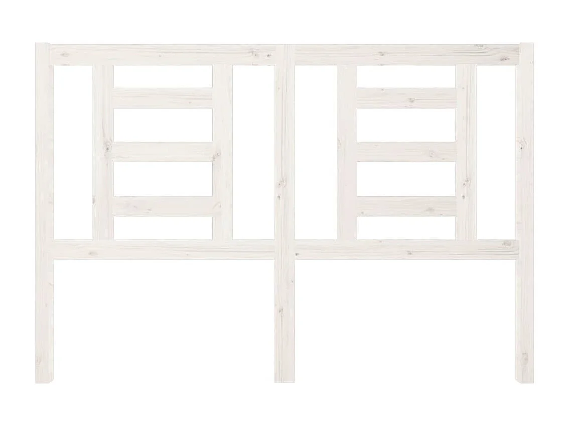 Tête de lit accessoire bois blanche 146 x 4 x 100 cm TDL0203859