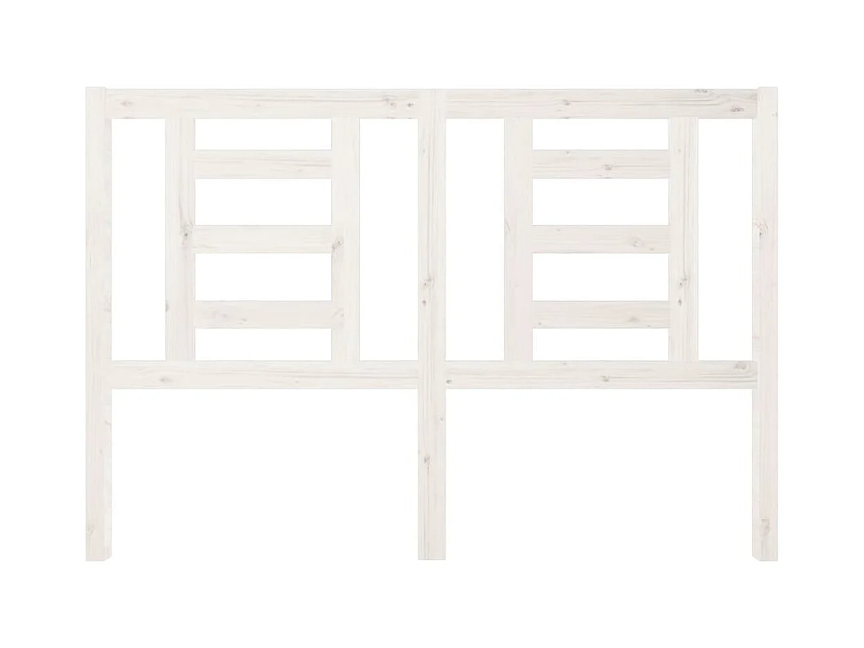 Tête de lit accessoire bois blanche 146 x 4 x 100 cm TDL0203859