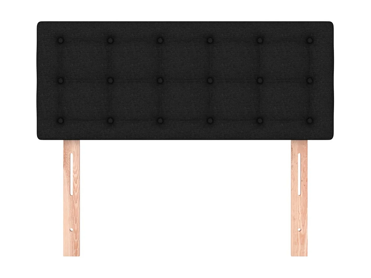 Tête de lit accessoire tissu noire 90 x 5 x 88 cm TDL0202080