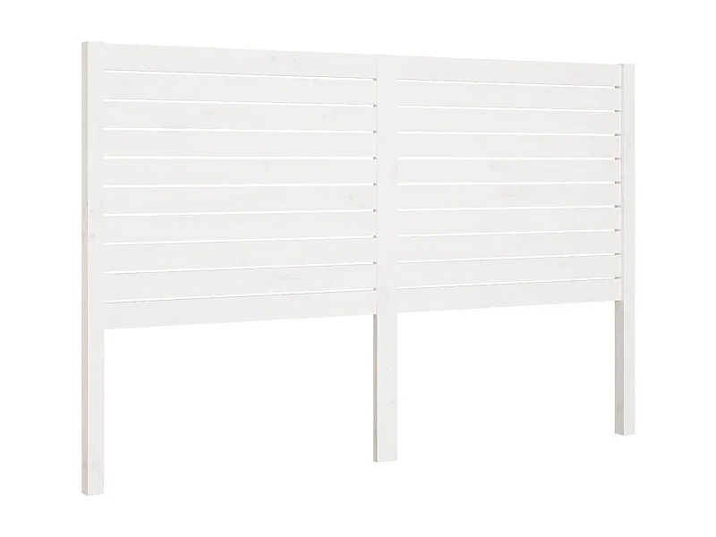 Tête de lit accessoire bois blanche 126 x 4 x 100 cm TDL0203908
