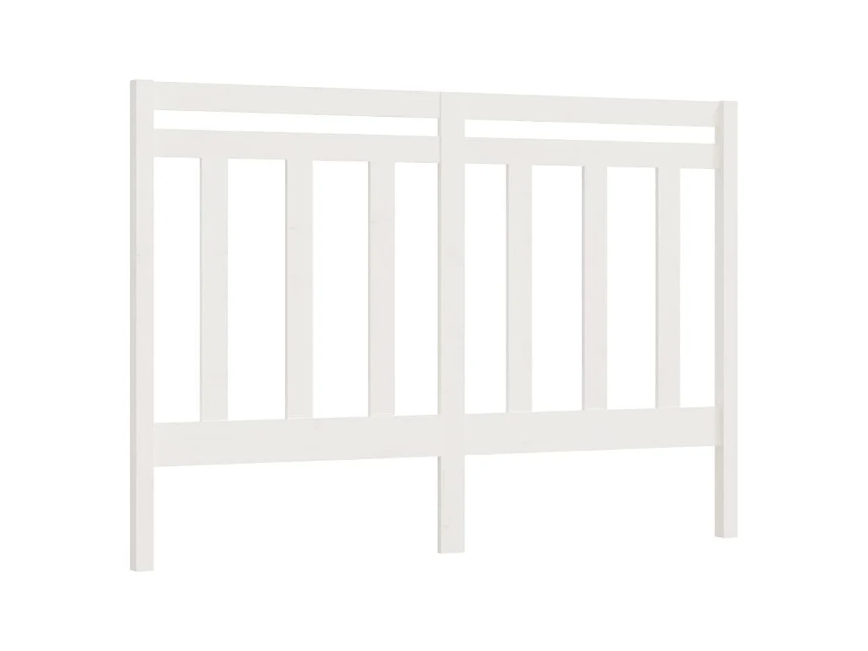 Tête de lit accessoire bois blanche 166 x 4 x 100 cm TDL0203786