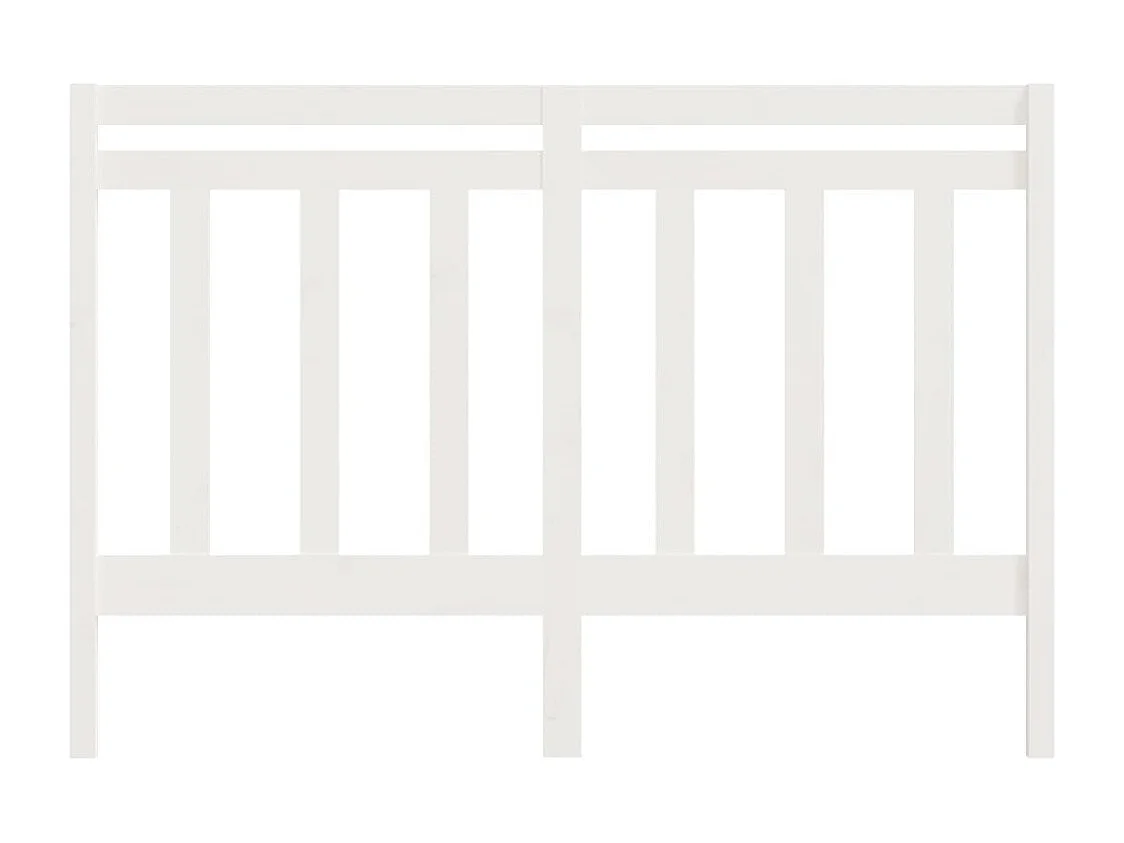 Tête de lit accessoire bois blanche 166 x 4 x 100 cm TDL0203786