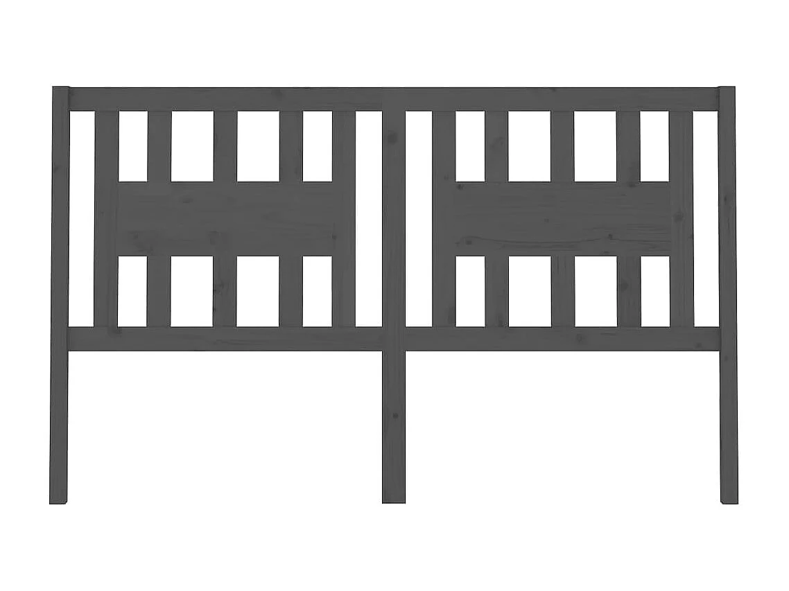 Tête de lit accessoire bois marron 126 x 4 x 100 cm TDL0203497