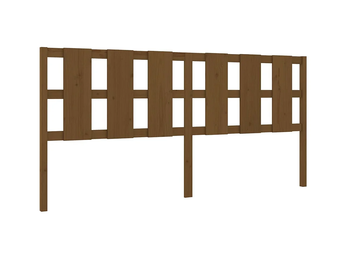 Tête de lit accessoire bois marron 205.5 x 4 x 100 cm TDL0202889