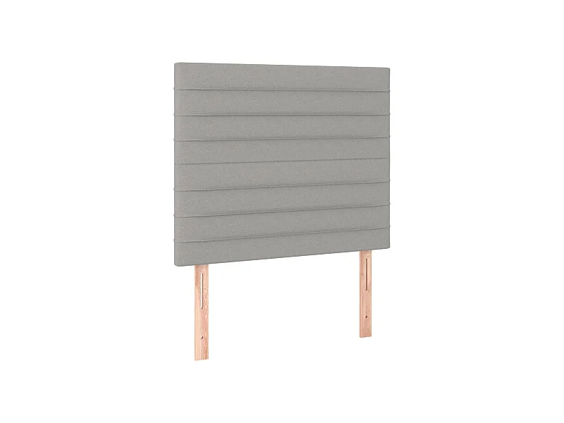 Tête de lit accessoire tissu grise 100 x 5 x 128 cm TDL0206458