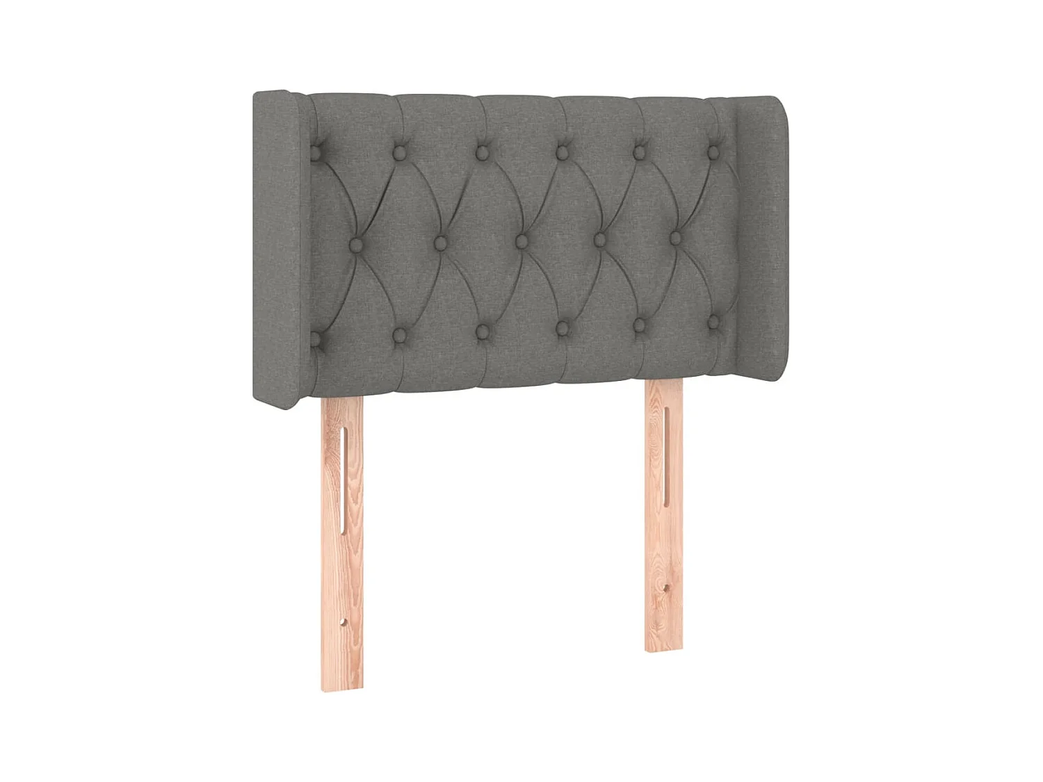 Tête de lit accessoire tissu grise 83 x 16 x 78 cm TDL0201018