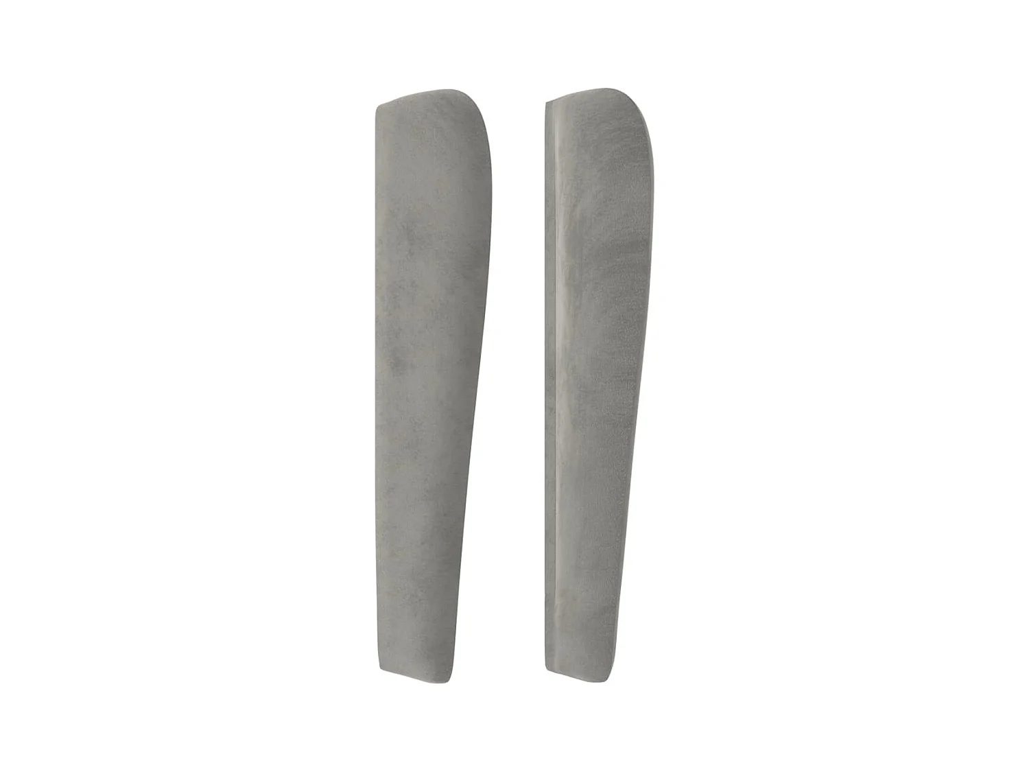 Tête de lit accessoire tissu grise 103 x 23 x 128 cm TDL0205291