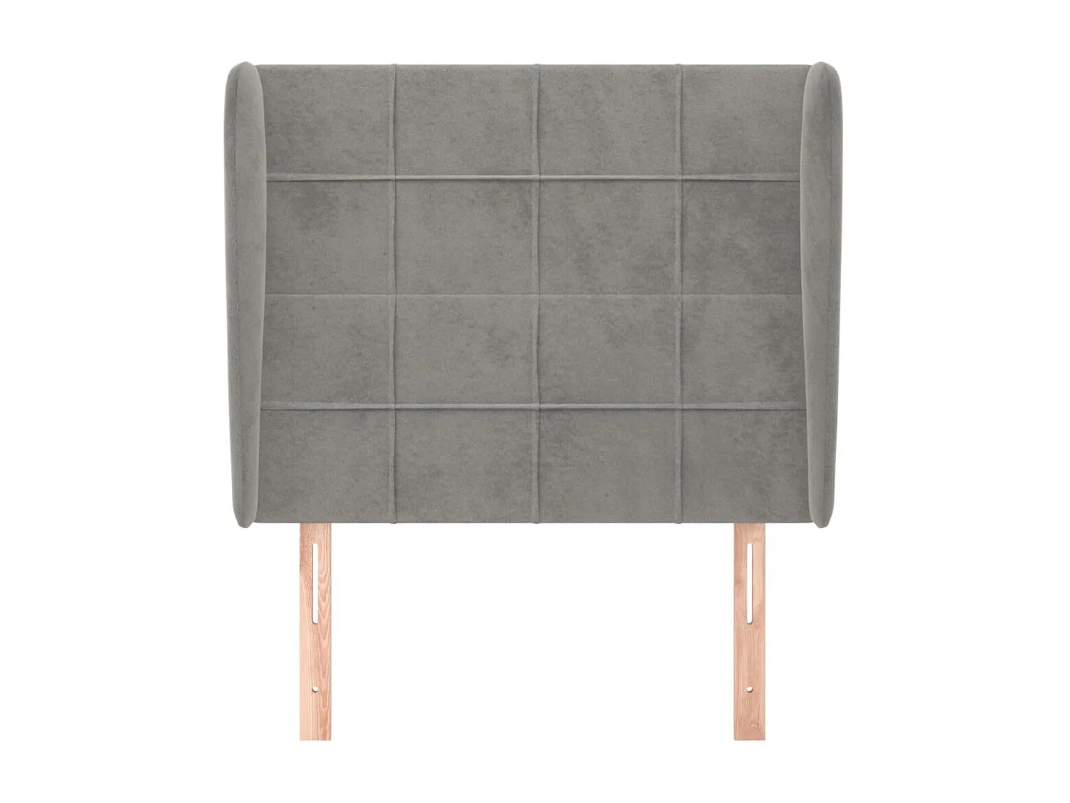 Tête de lit accessoire tissu grise 103 x 23 x 128 cm TDL0205291