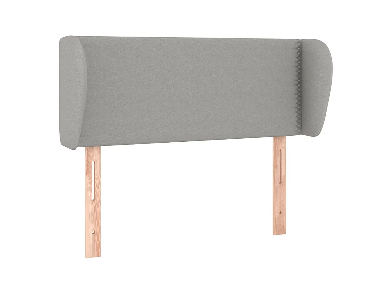 Tête de lit accessoire tissu grise 93 x 23 x 88 cm TDL0205085