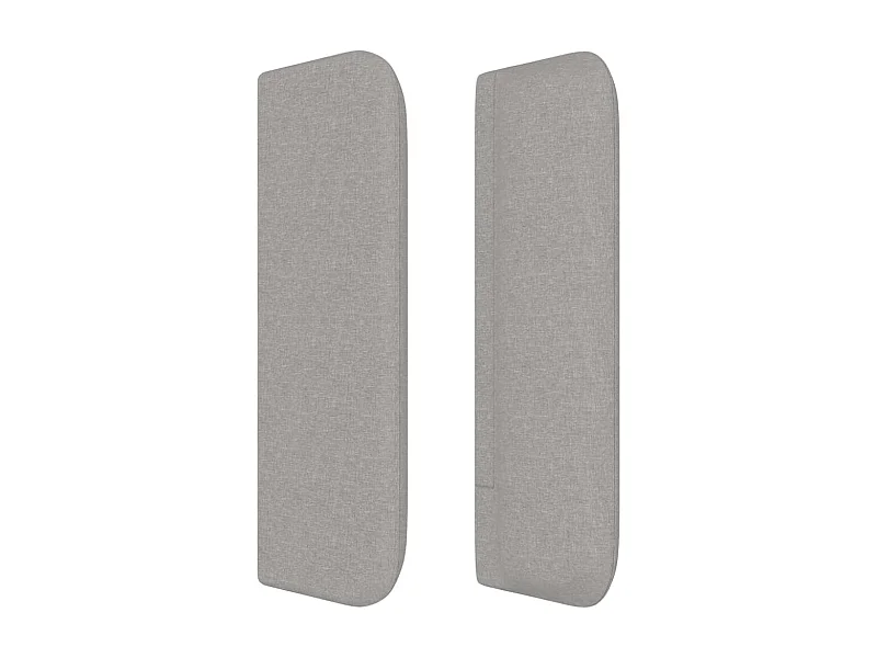 Tête de lit accessoire tissu grise 103 x 16 x 88 cm TDL0205312