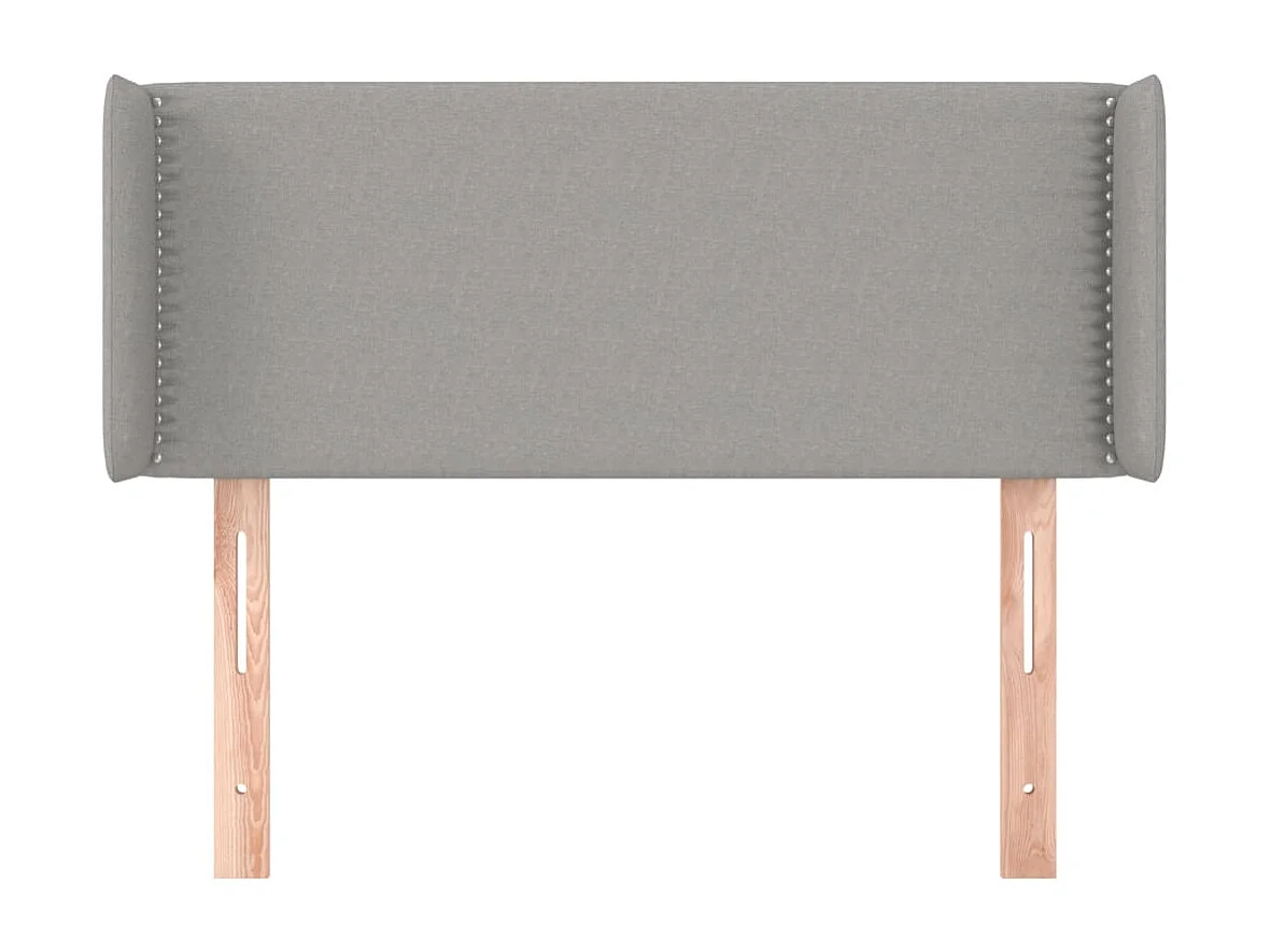 Tête de lit accessoire tissu grise 103 x 16 x 88 cm TDL0205312