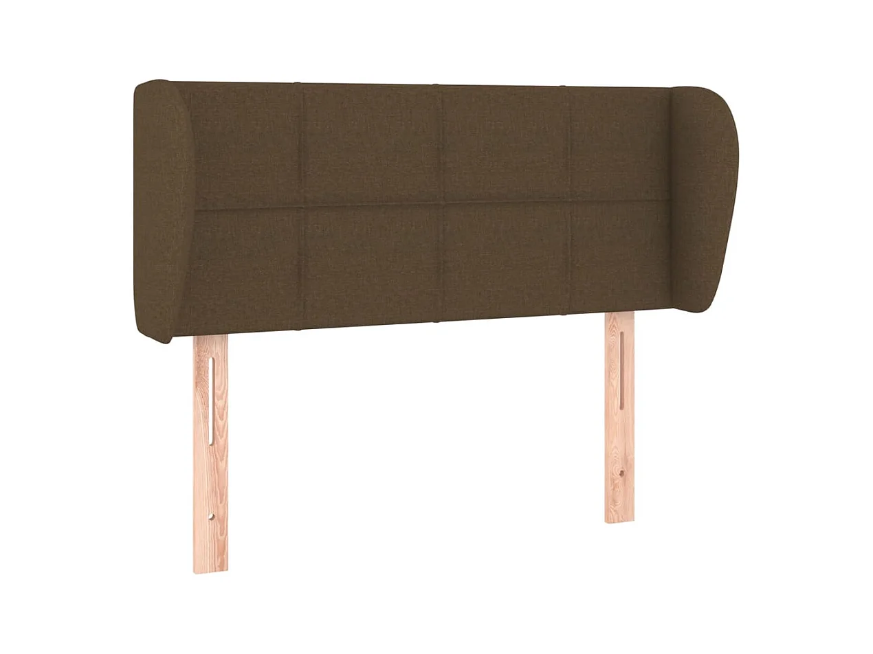 Tête de lit accessoire tissu marron 93 x 23 x 88 cm TDL0204639