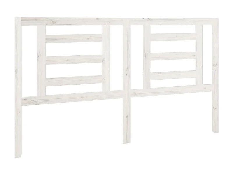 Tête de lit accessoire bois blanche 166 x 4 x 100 cm TDL0203796