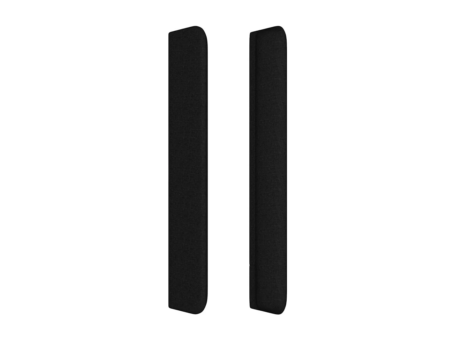 Tête de lit accessoire tissu noire 93 x 16 x 128 cm TDL0204413