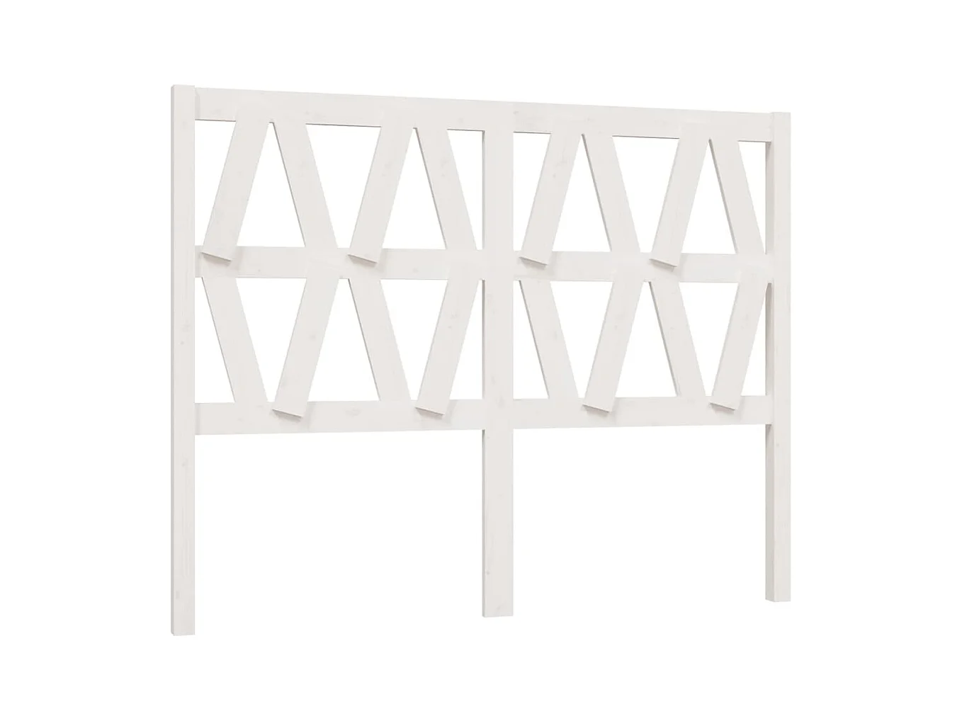 Tête de lit accessoire bois blanche 126 x 4 x 100 cm TDL0203919