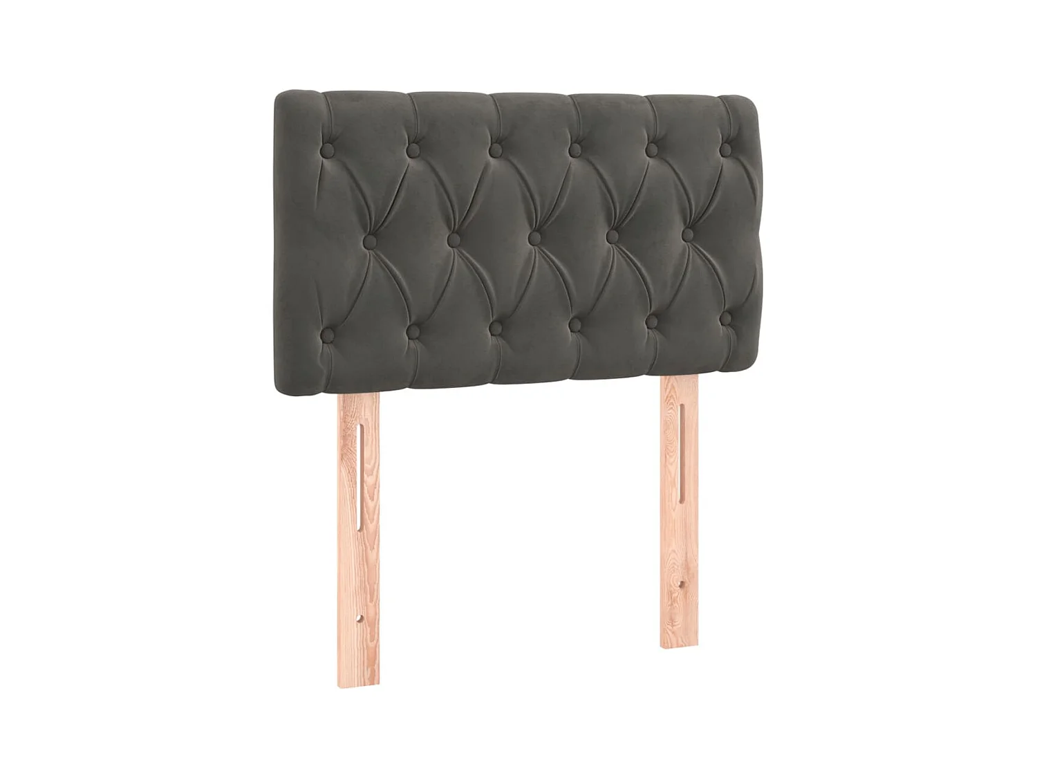 Tête de lit accessoire tissu grise 80 x 7 x 88 cm TDL0203171