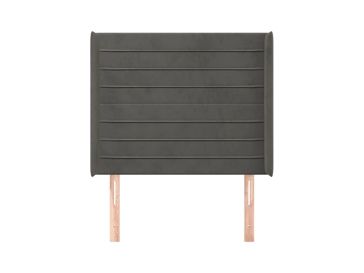 Tête de lit accessoire tissu grise 93 x 16 x 128 cm TDL0204870