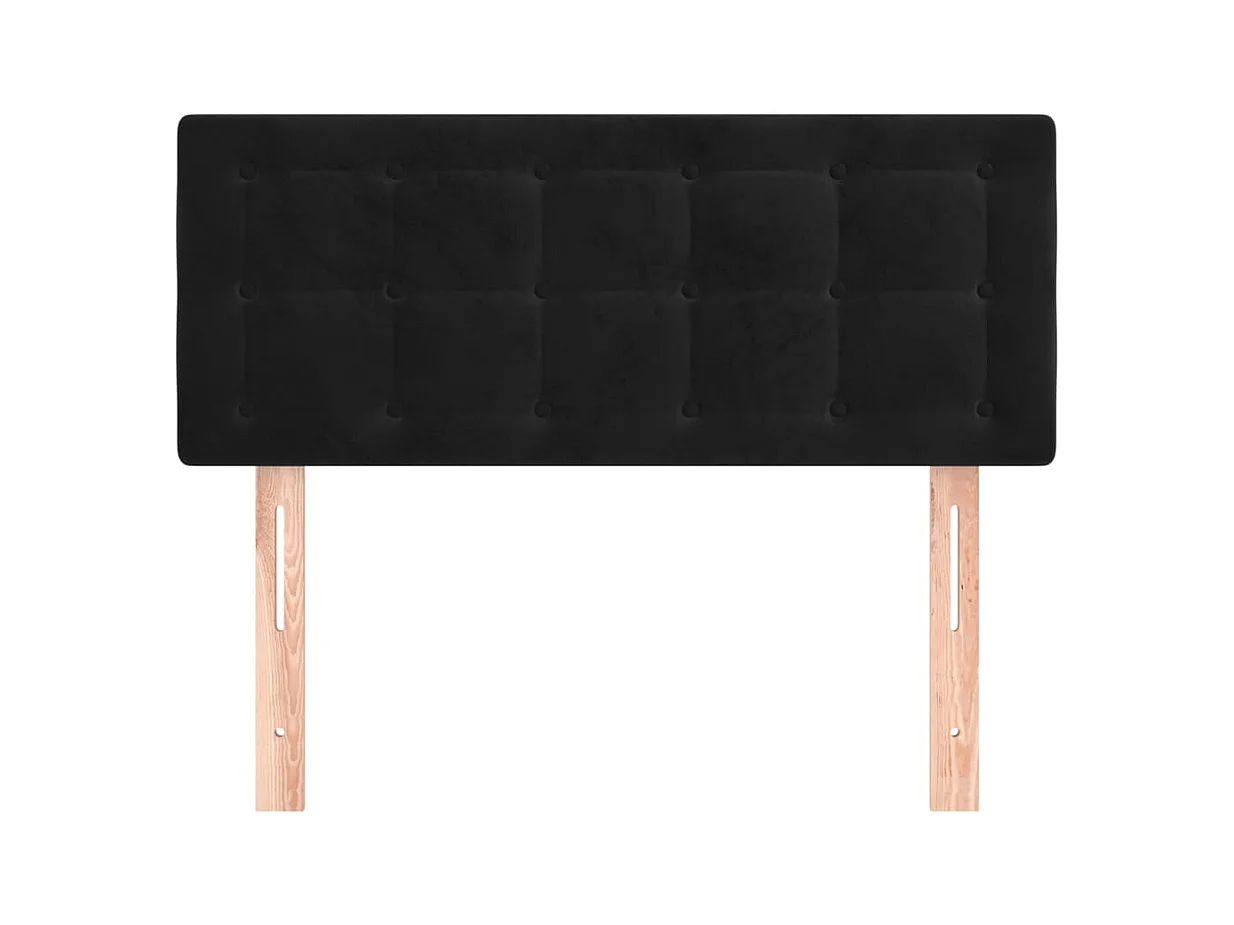 Tête de lit accessoire tissu noire 90 x 5 x 78 cm TDL0202072