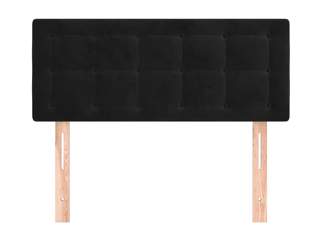 Tête de lit accessoire tissu noire 90 x 5 x 78 cm TDL0202072