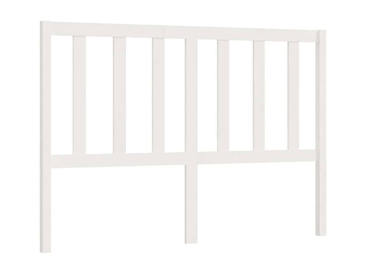Tête de lit accessoire bois blanche 166 x 4 x 100 cm TDL0203785