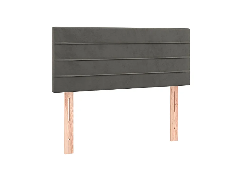 Tête de lit accessoire tissu grise 90 x 5 x 88 cm TDL0203161