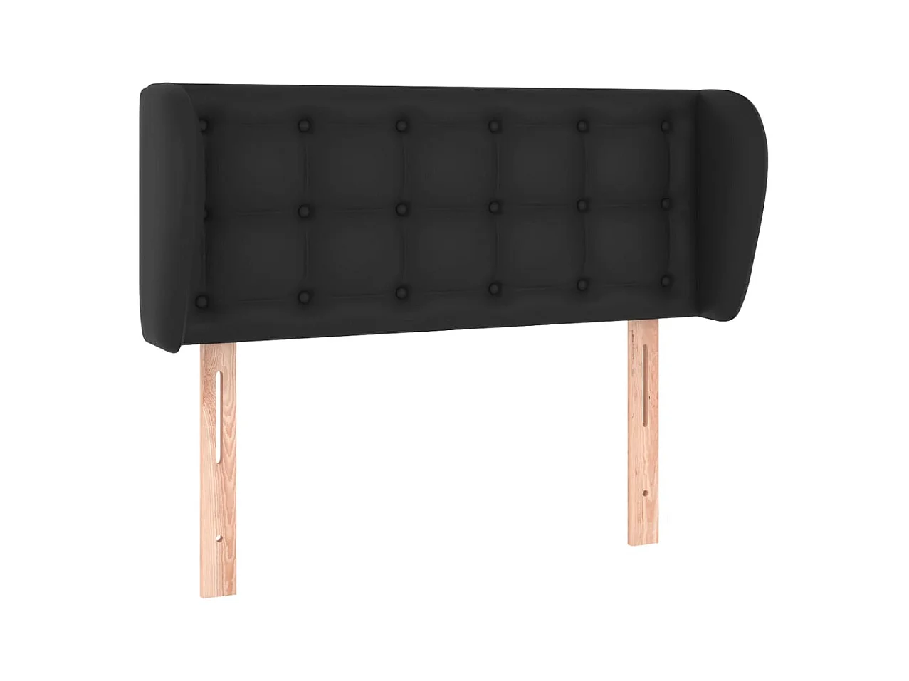 Tête de lit accessoire noire 103 x 23 x 88 cm TDL0204597