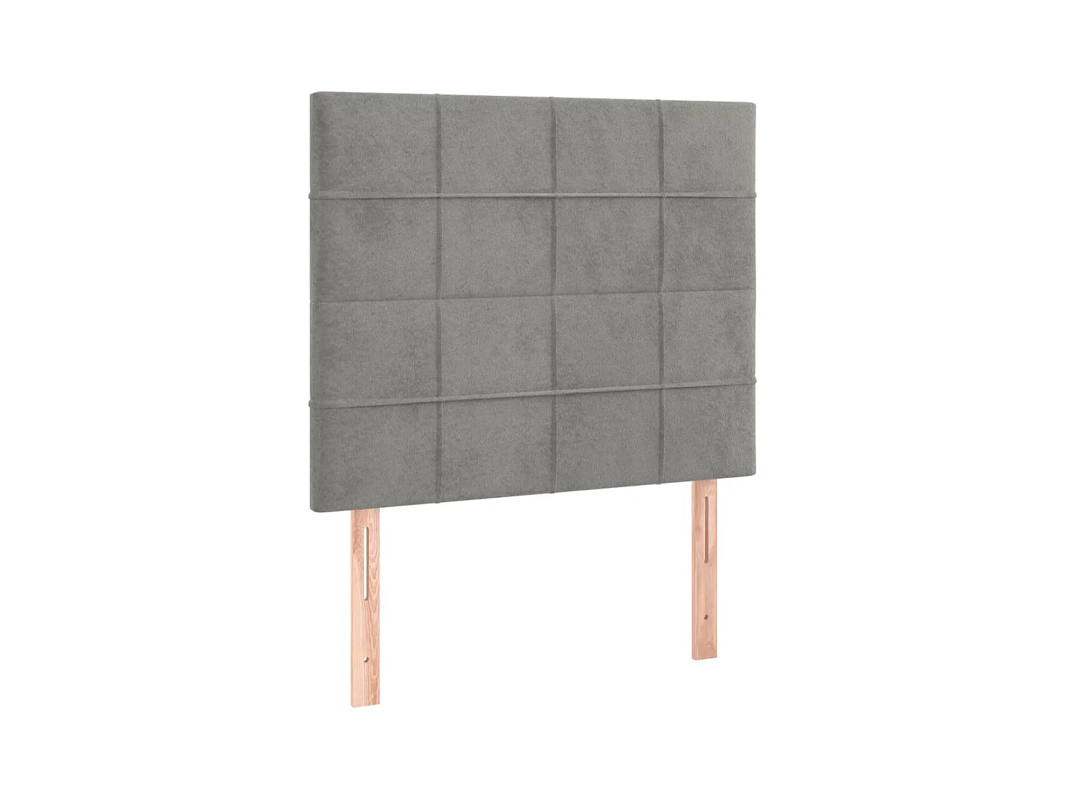 Tête de lit accessoire tissu grise 80 x 5 x 128 cm TDL0206410