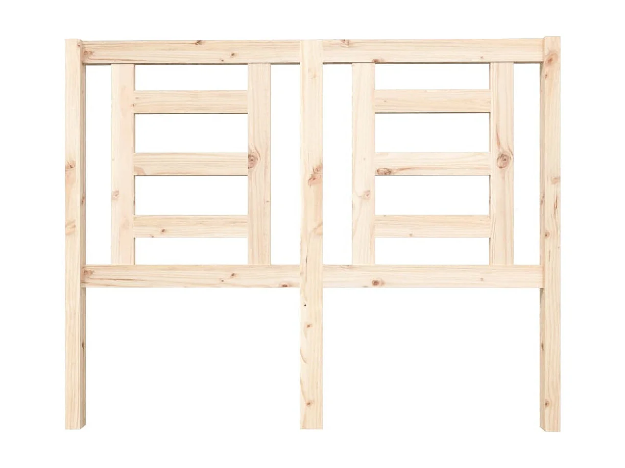 Tête de lit accessoire bois marron 126 x 4 x 100 cm TDL0206753