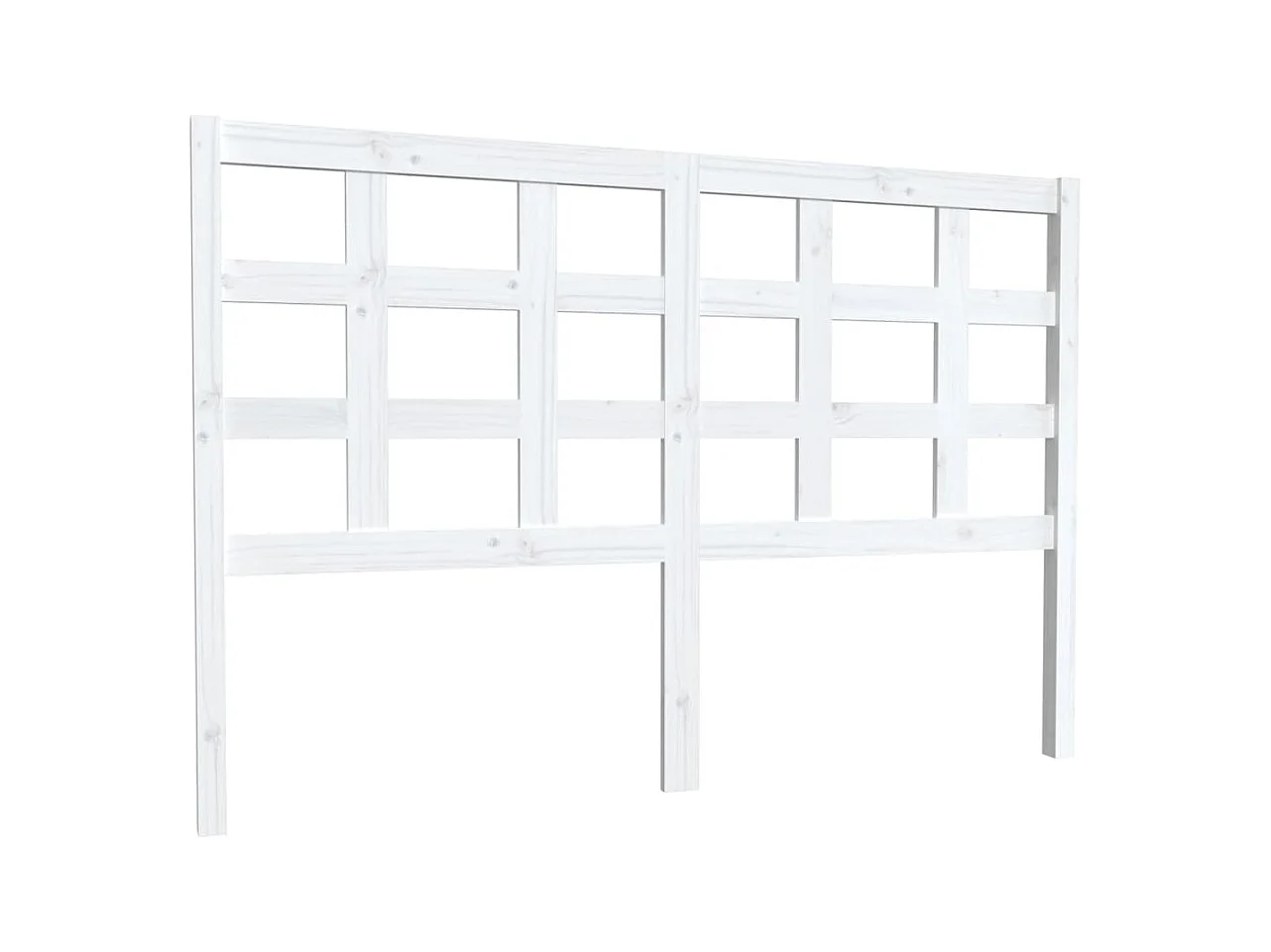 Tête de lit accessoire bois blanche 145.5 x 4 x 100 cm TDL0203876