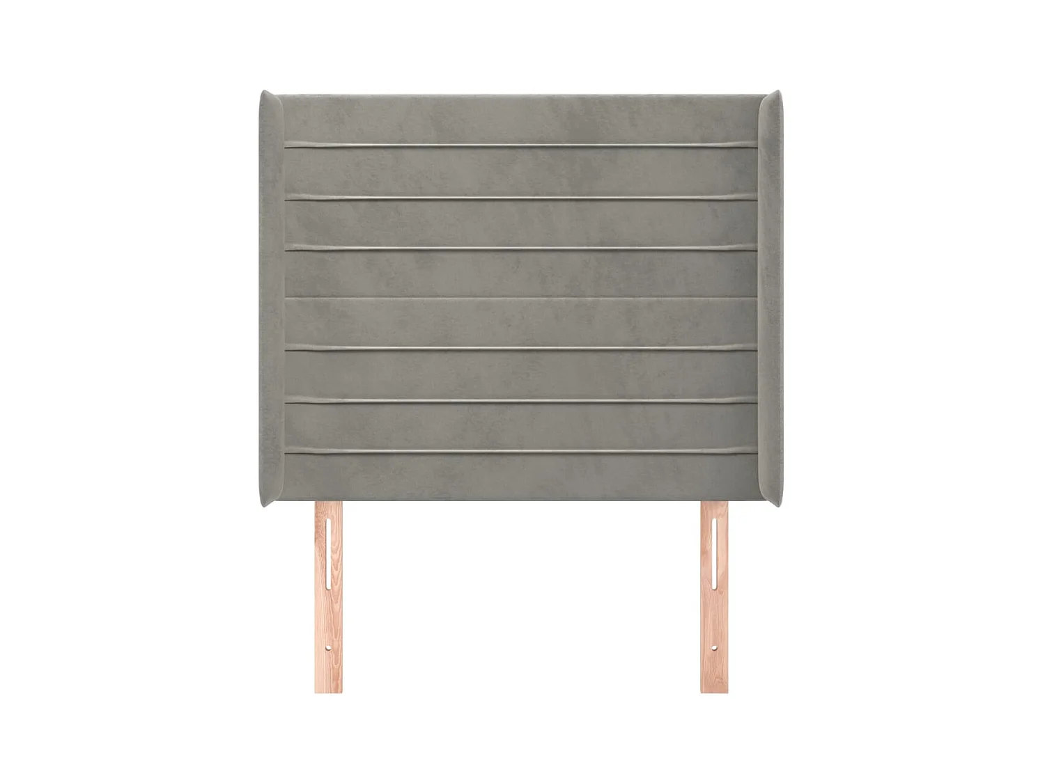 Tête de lit accessoire tissu grise 93 x 16 x 128 cm TDL0205104