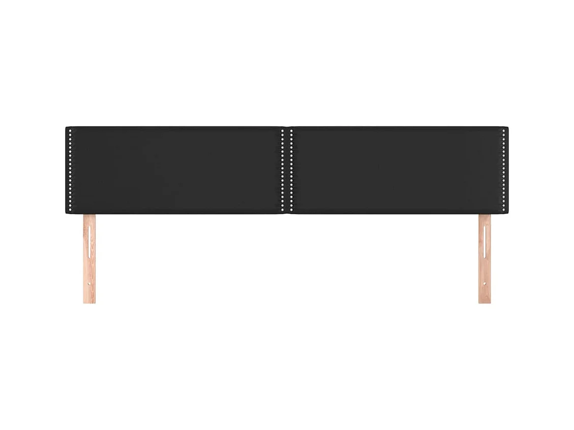 Tête de lit accessoire noire 160 x 5 x 88 cm TDL0206247