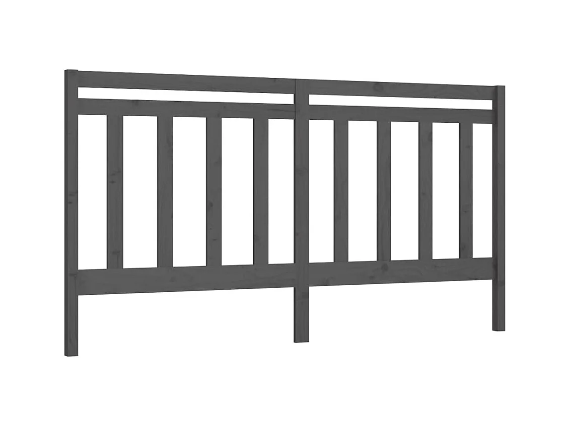 Tête de lit accessoire bois marron 206 x 4 x 100 cm TDL0203325